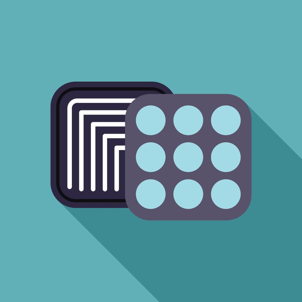 Password pad showing digital security system access vector