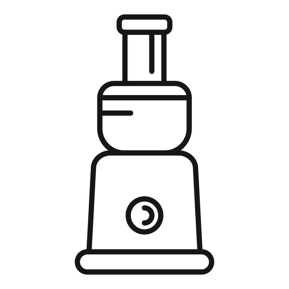 Simple line icon of a coffee grinder for making aromatic coffee vector