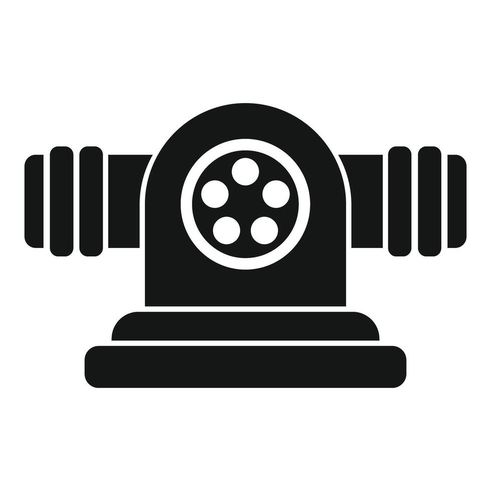 Old rotary phone connecting people with communication history vector