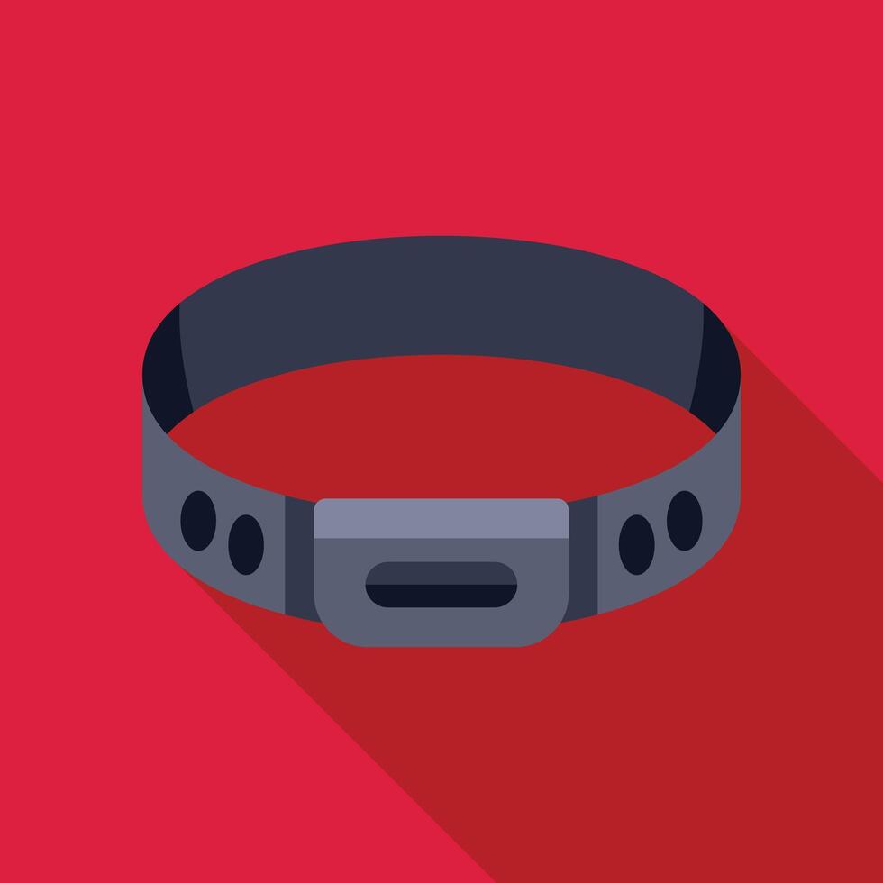 Fitness tracker bracelet for monitoring physical activity vector