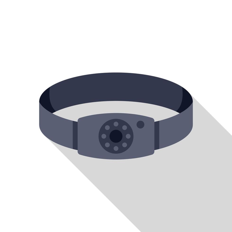 Spy hidden camera belt is recording secretly with infrared night vision vector