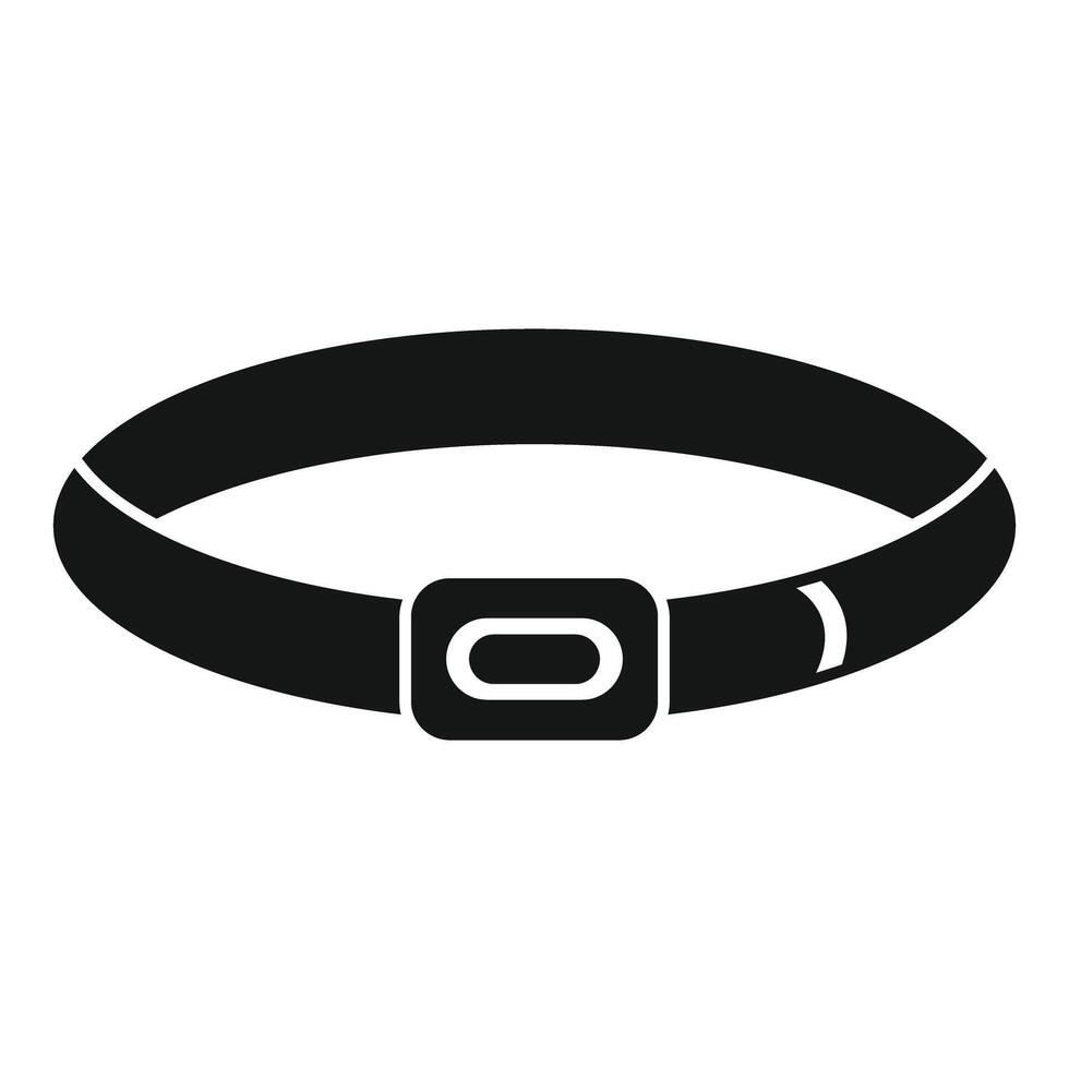 Modern smart bracelet presenting fitness tracking capabilities vector