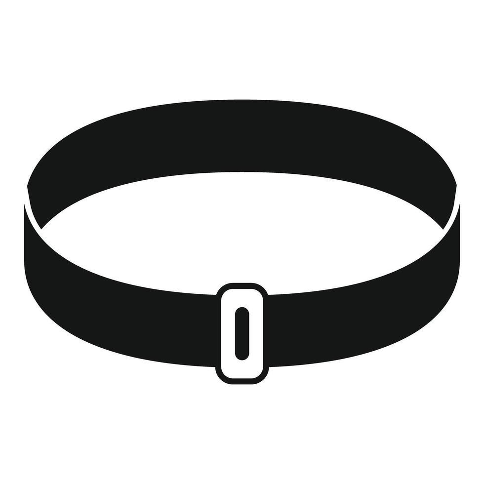 Black belt icon showing fashion and clothes vector