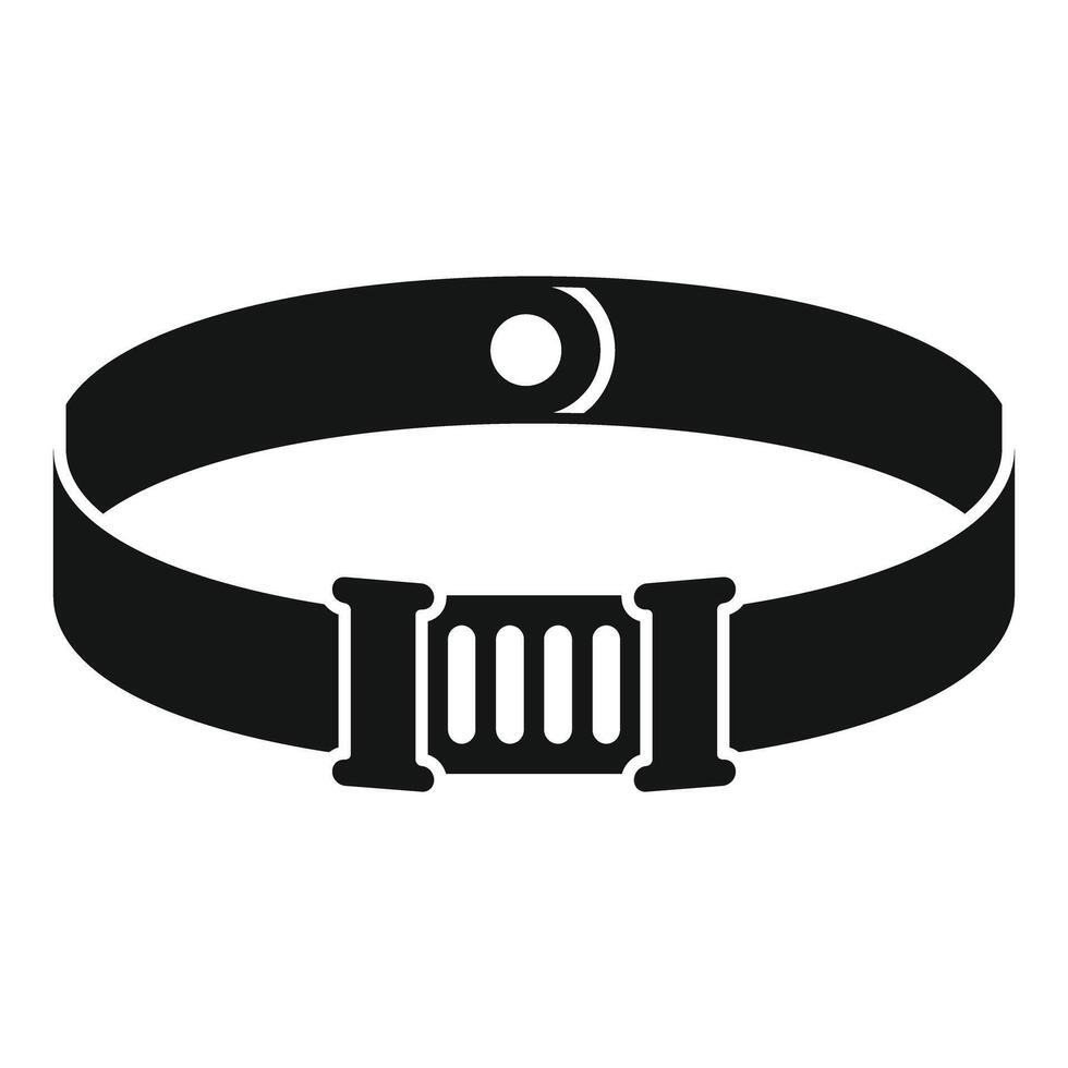 Black belt with metal buckle closing a pair of black pants vector