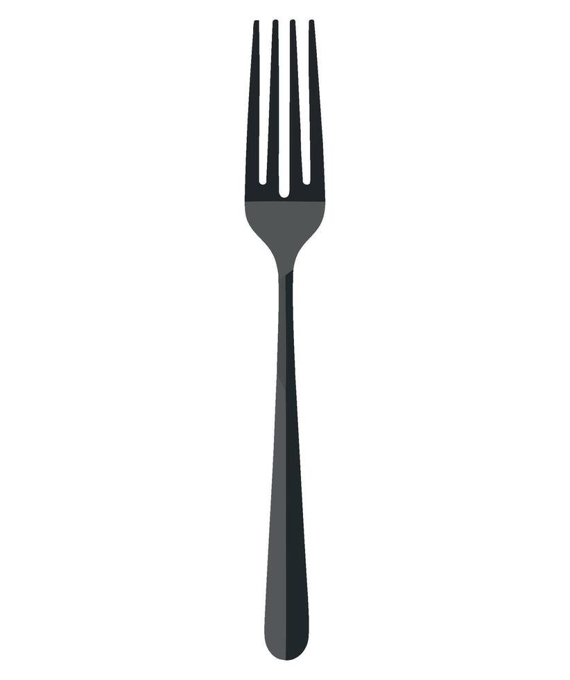Fork icon isolated on white background illustration vector