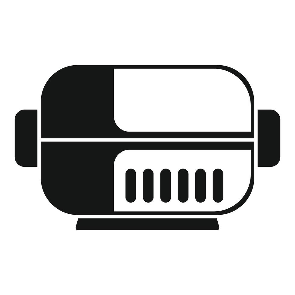 Electric engine motor icon showing power and energy vector