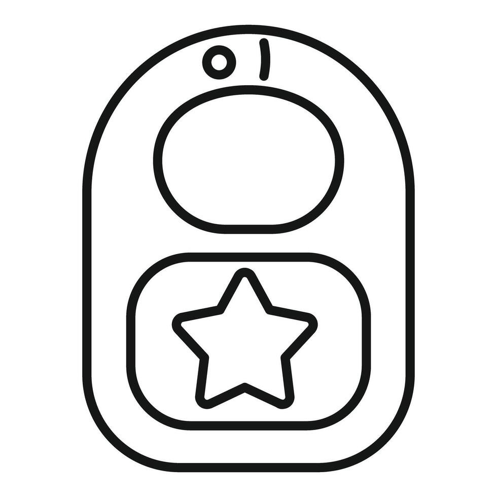 Baby monitor showing sleeping baby with star icon vector