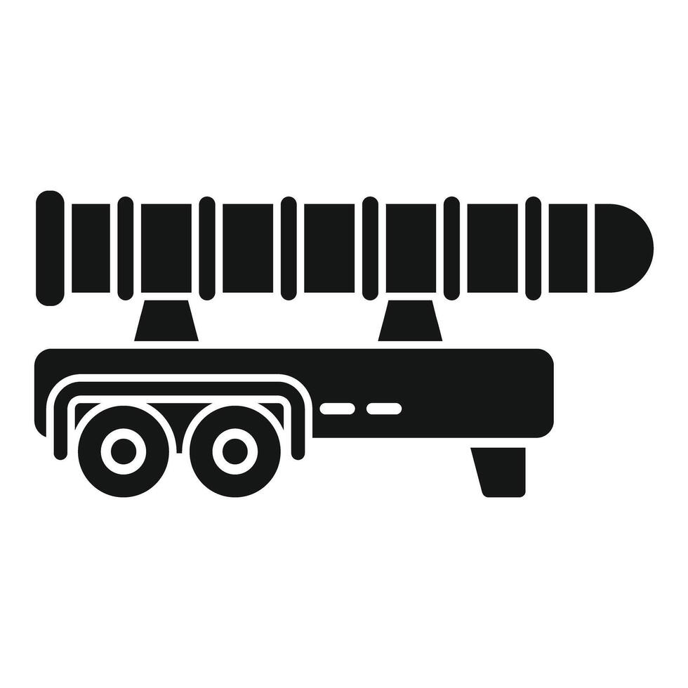 Intercontinental ballistic missile launcher system transporting warhead vector