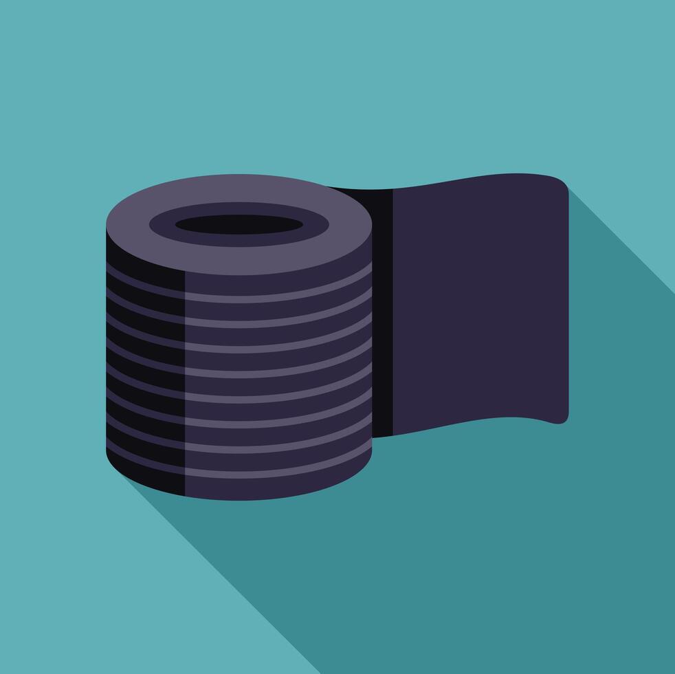 Roll of anti slip tape for increasing safety in the workplace vector