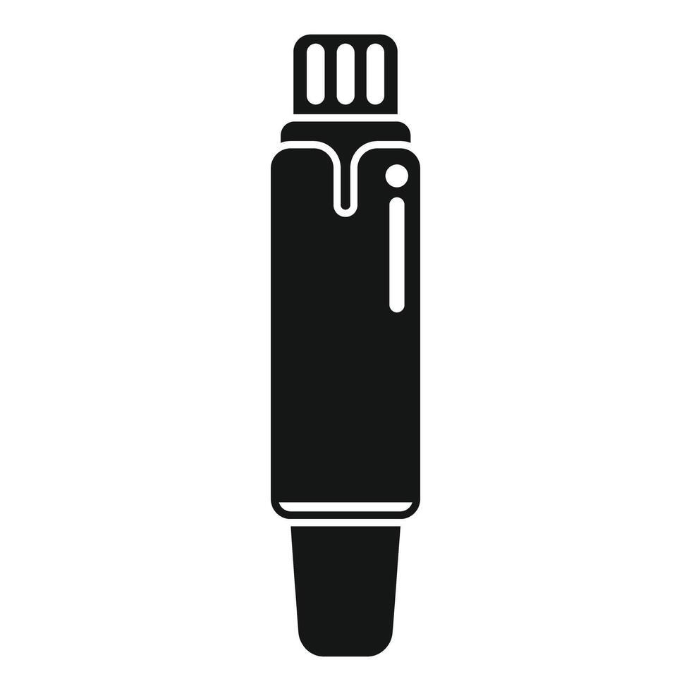 Electronic cigarette device for vaping glycerin liquid vector