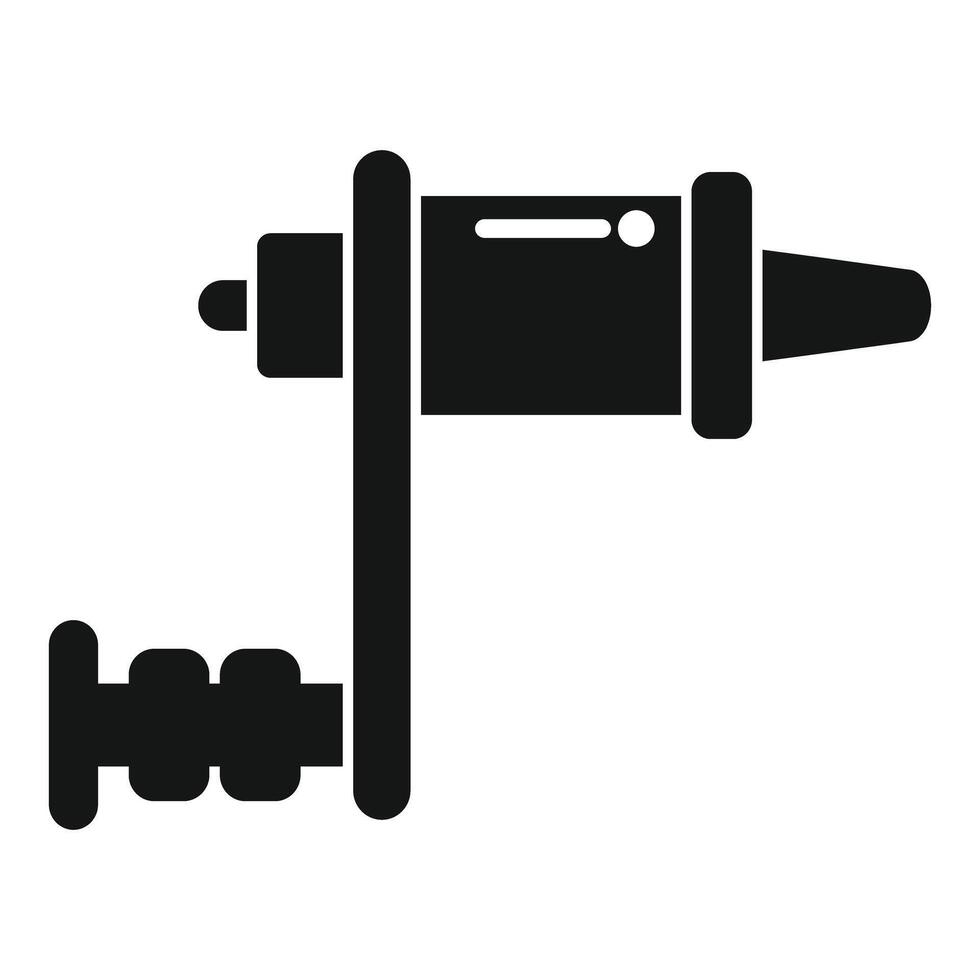 Professional tattoo machine for creating body art vector