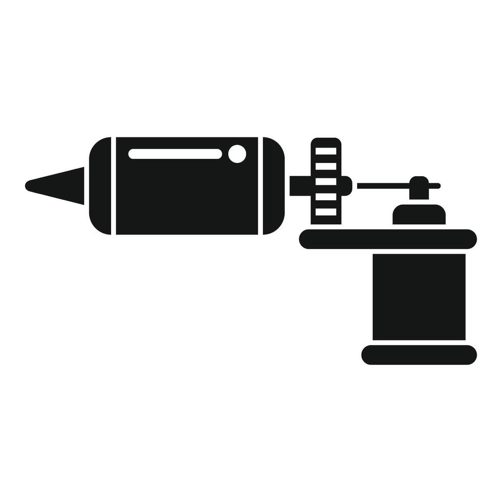 Professional tattoo machine for creating body art vector