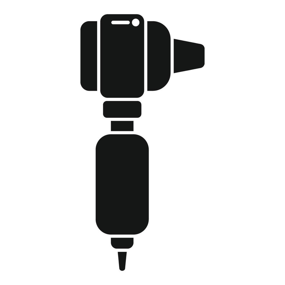 Modern tattoo machine showing needle tip vector