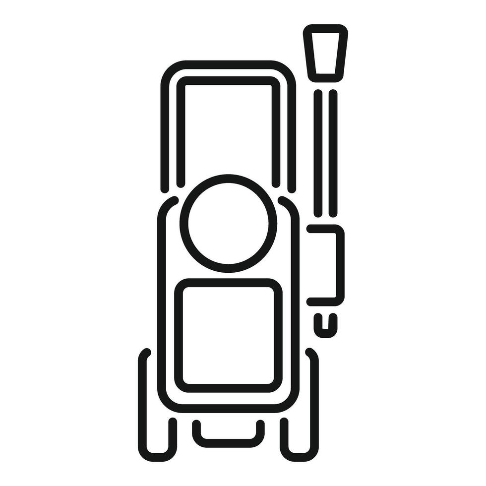 Pressure washer machine cleaning equipment icon vector