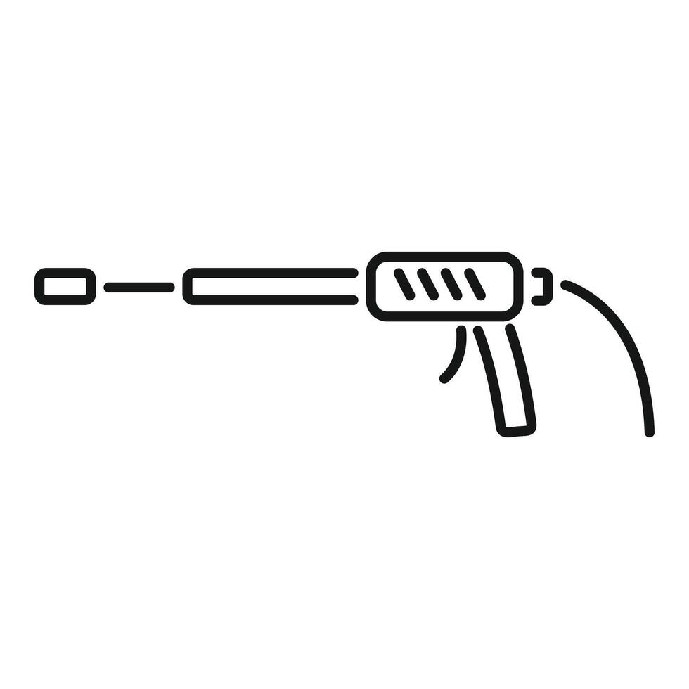 Electric tool connecting to power cable icon vector