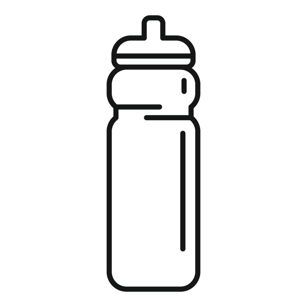 Sport bottle icon representing healthy lifestyle and hydration vector
