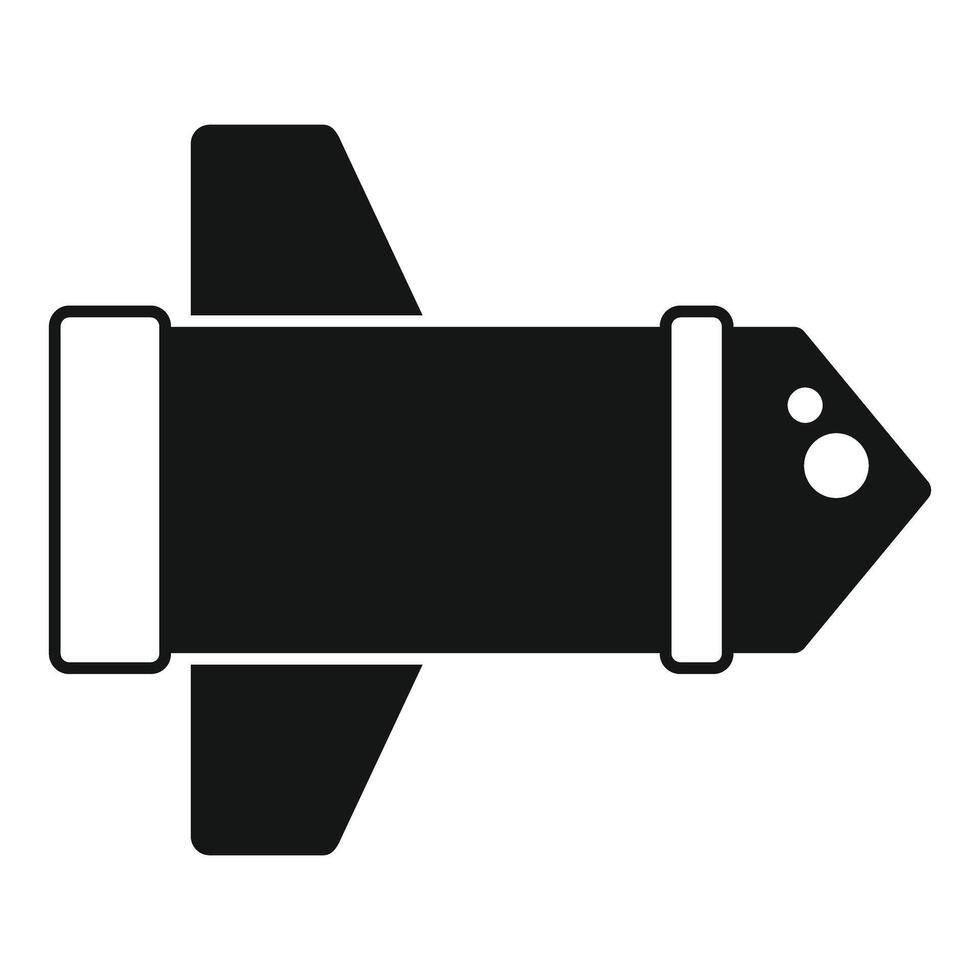 Modern spacecraft flying in open space for space exploration vector