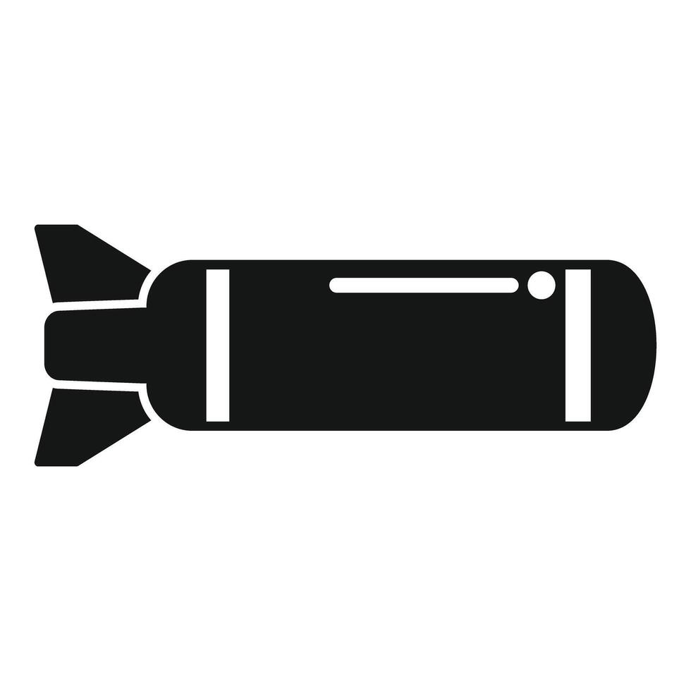 Military missile weapon representing war and destruction vector
