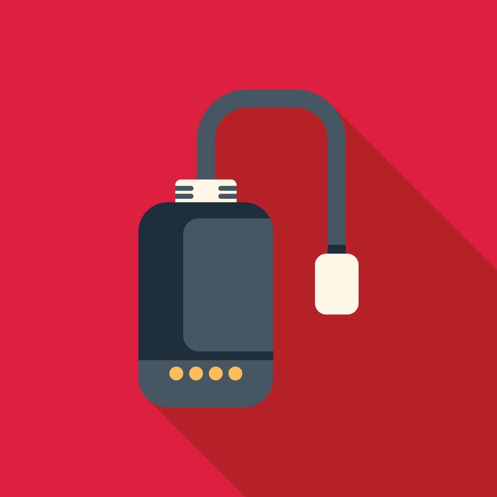 External hard drive icon showing data storage device vector
