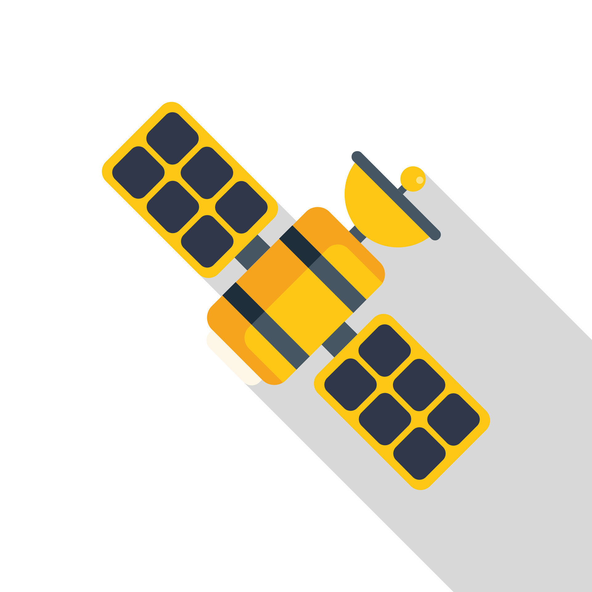 Yellow Satellite Orbiting Earth Transmitting Signal 49062669 Vector Art Yellow Satellite Orbiting Earth Transmitting Signal 49062669 Vector Art
