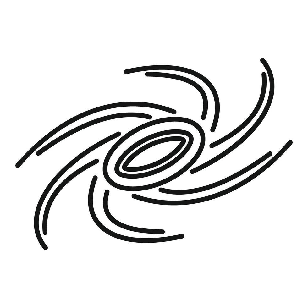 Black hole gravity funnel curving space time continuum vector