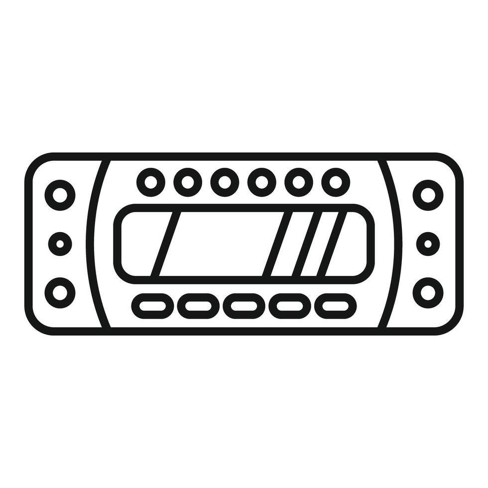Digital audio system showing time elapsed and track number vector