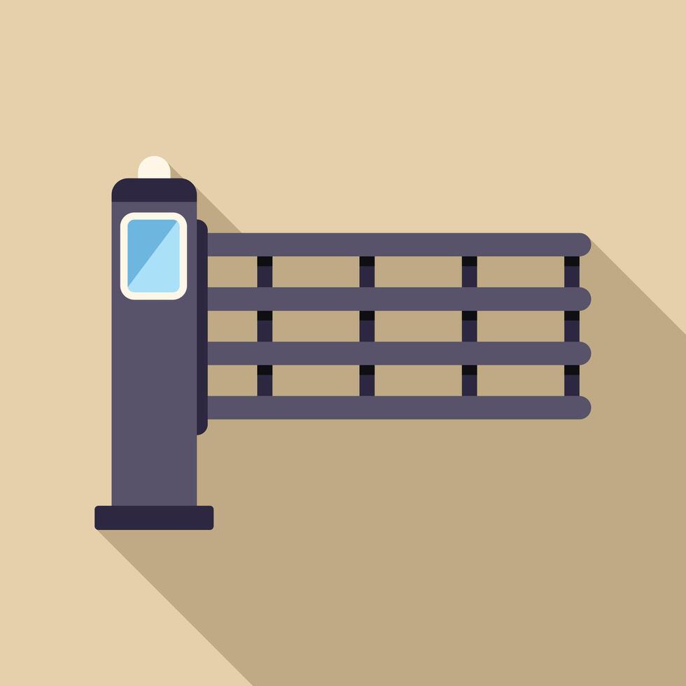 Automatic security gate system controlling access point vector