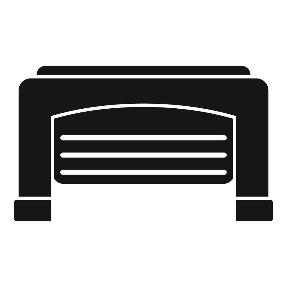 Automatic garage door closing system providing security vector