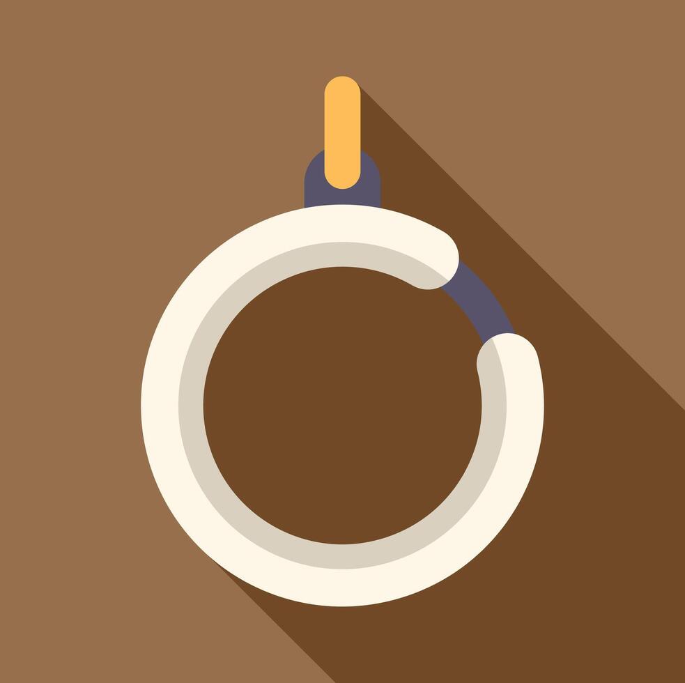 White round smart bracelet with heart rate monitor icon vector