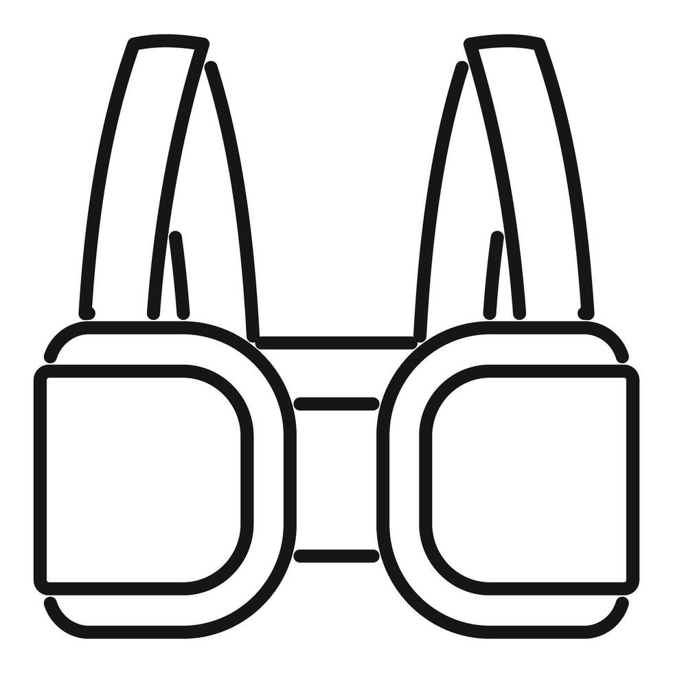 Vr glasses virtual reality headset showing modern technology icon vector
