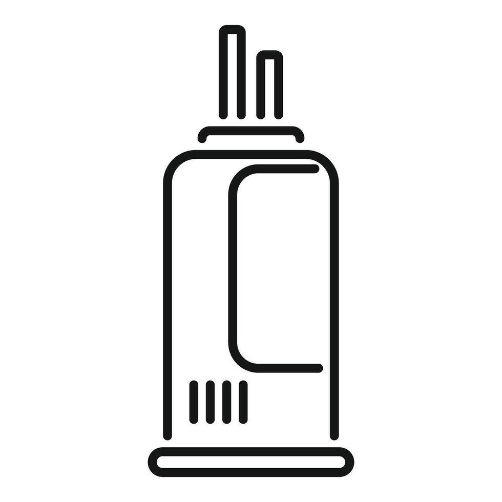 Fiber optic cable is connecting into internet network switch icon vector