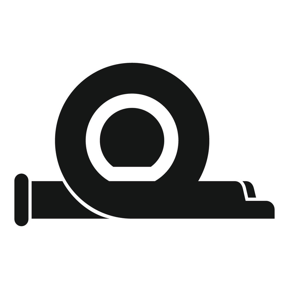 Magnetic resonance imaging scanner representing medical examination procedure vector