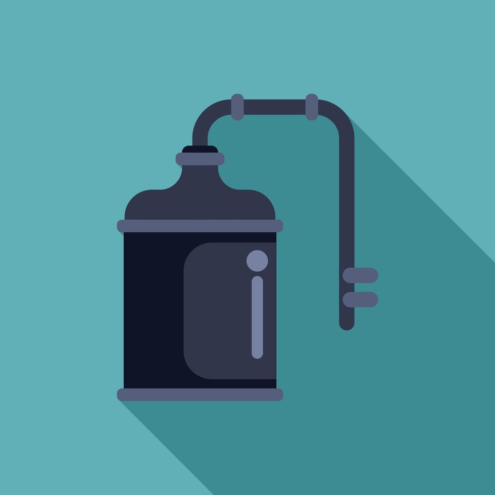 Brewing equipment for making craft beer with hops and malt vector