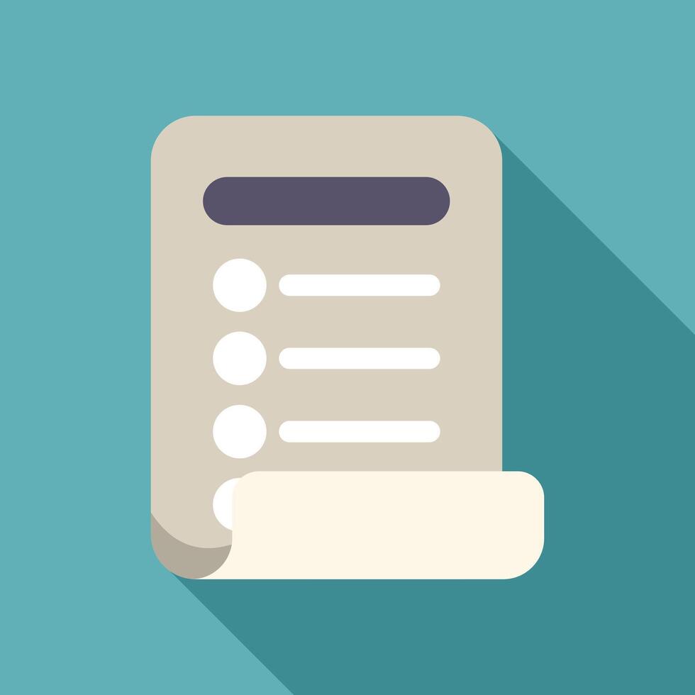 Document with check marks representing completed tasks on clipboard vector