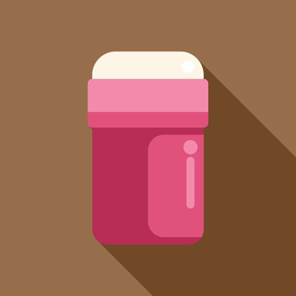 Pink deodorant stick providing long lasting freshness vector