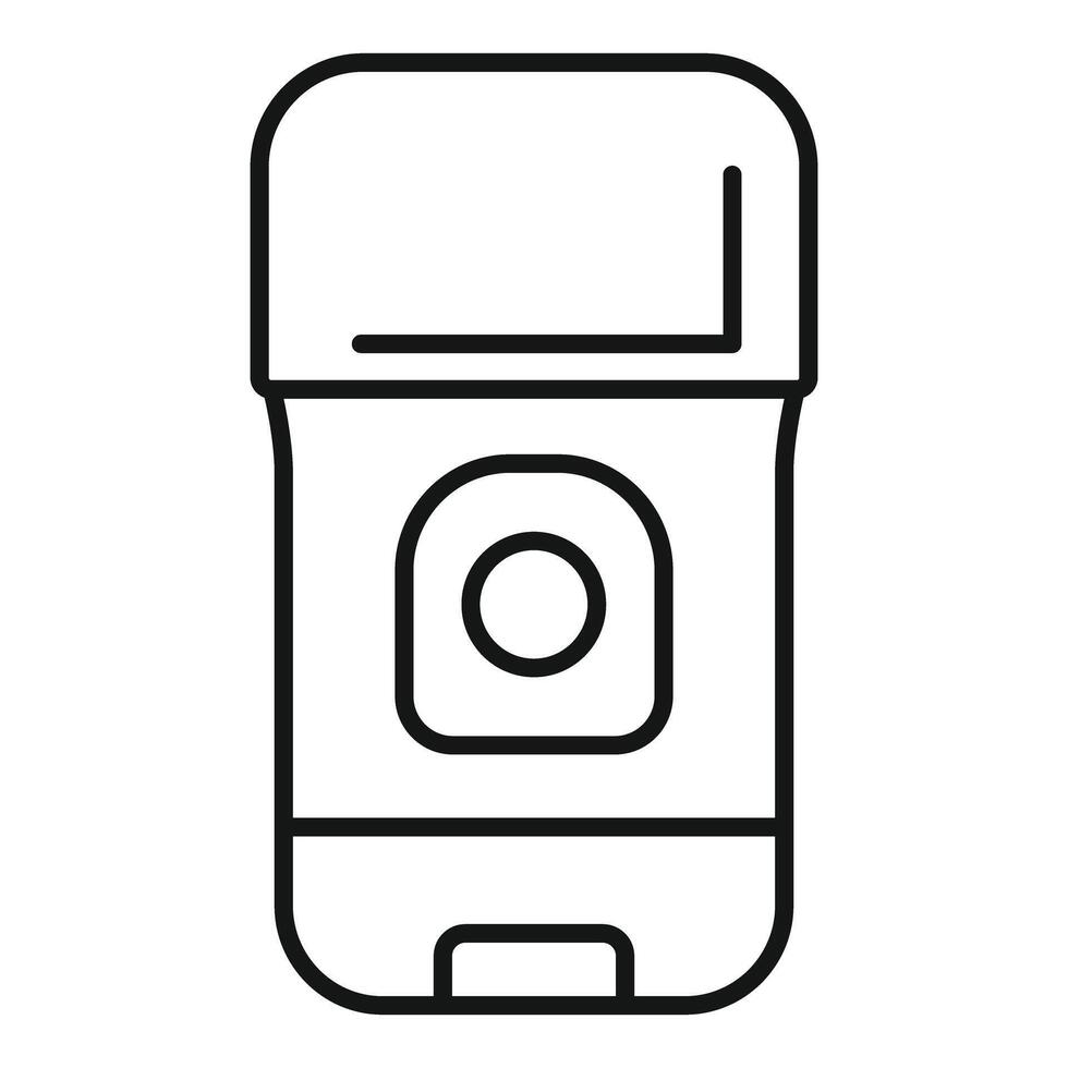 Roll on deodorant stick providing effective protection against sweat vector