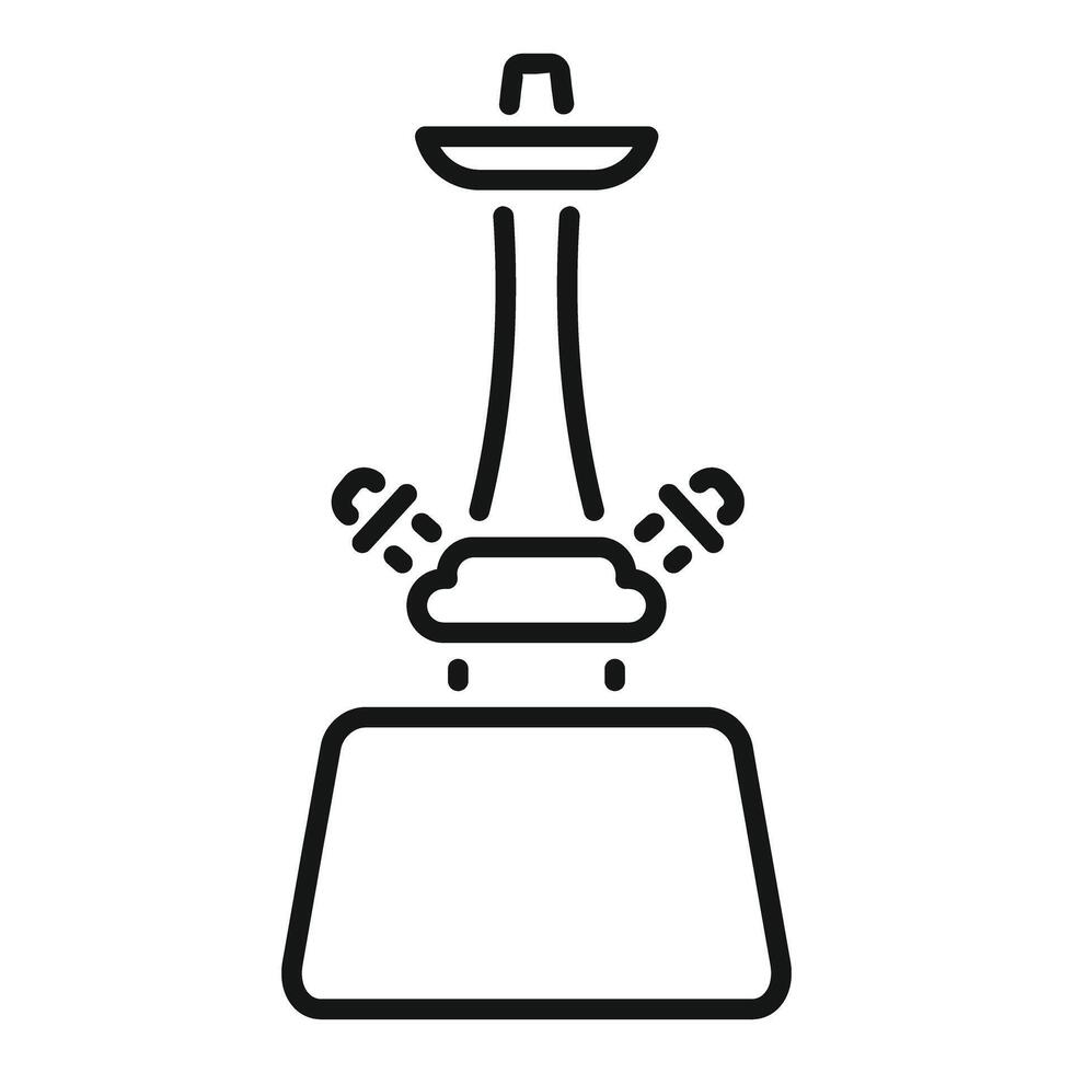 Cloud computing data center server transferring information icon vector