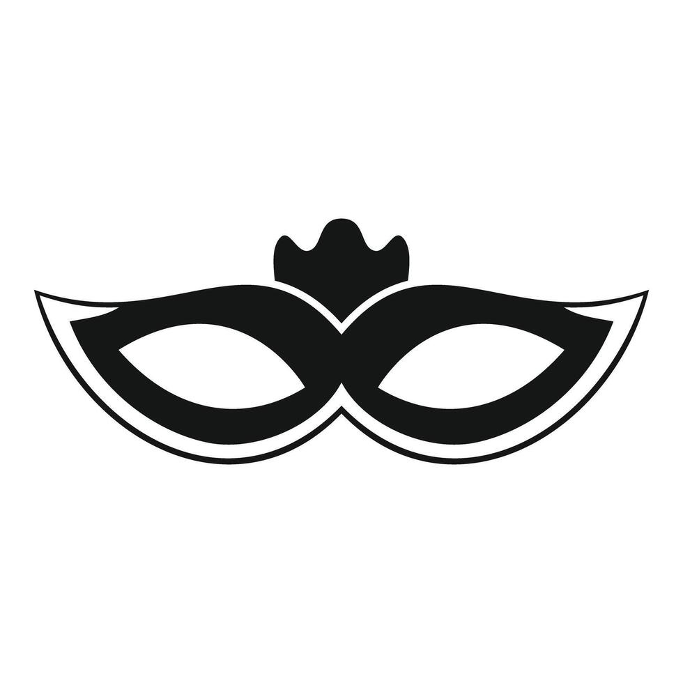 Carnival mask with feathers hiding identity for party or celebration vector