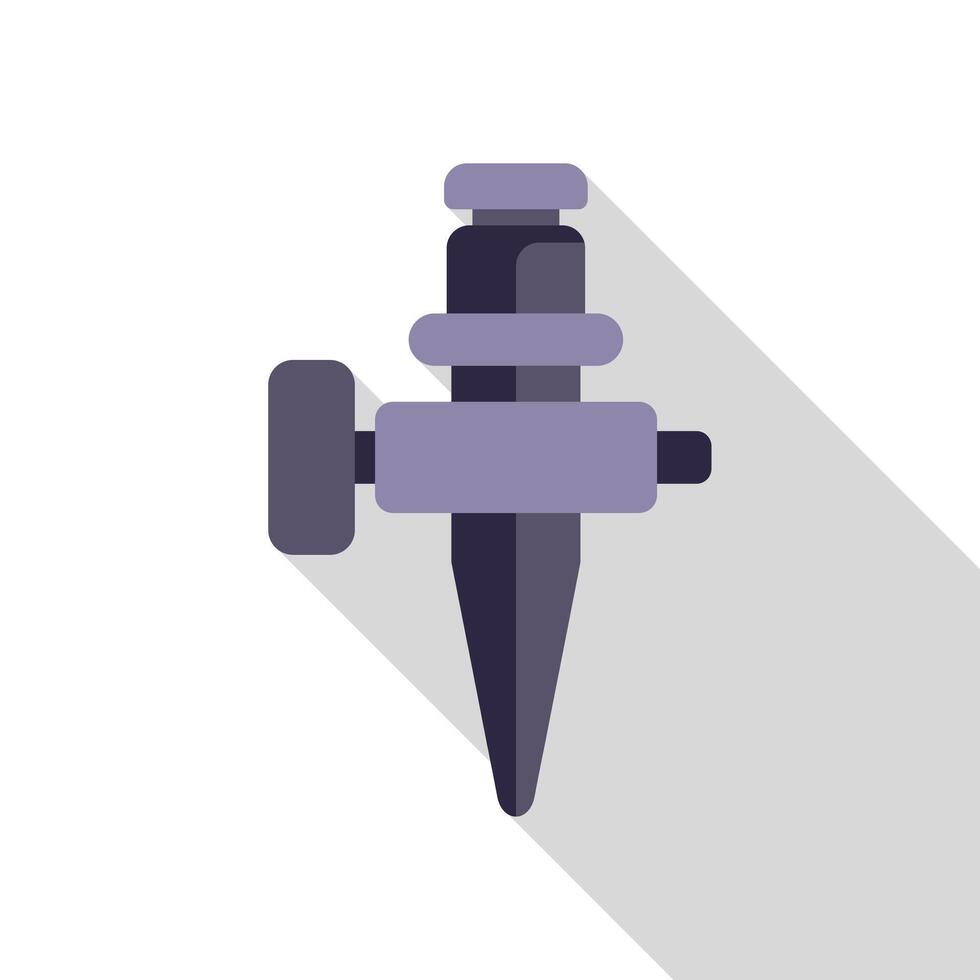 Garden water sprinkler icon showing irrigation system vector