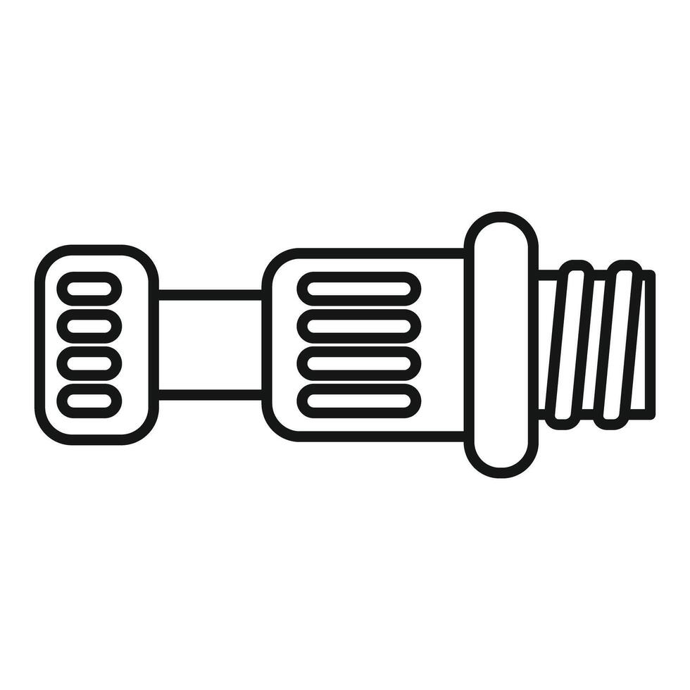Car air conditioner pipe connecting showing cooling system vector