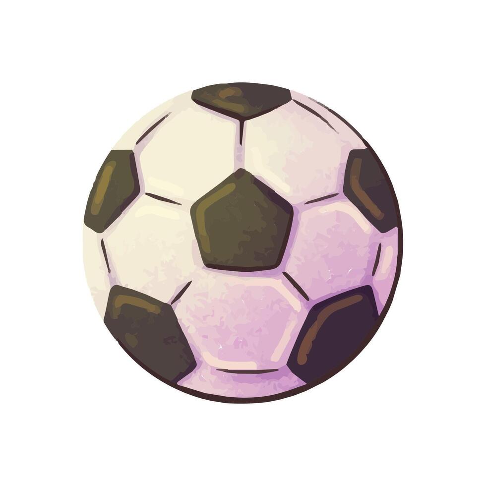 Soccer ball icon design template on white background vector