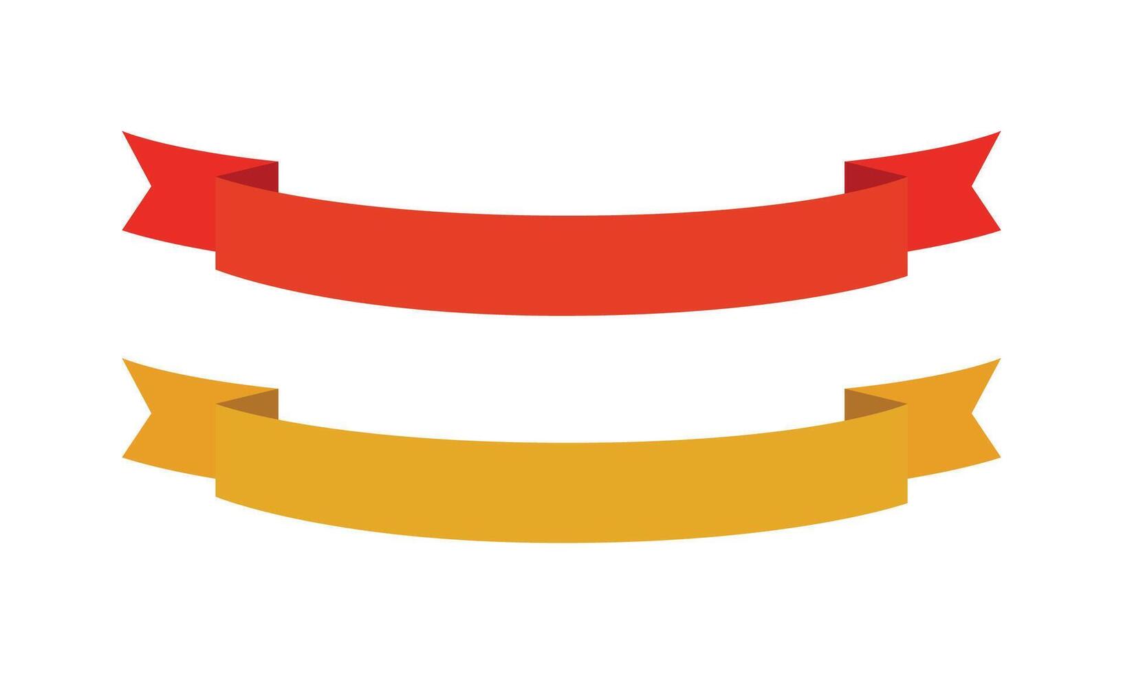 Color collection with labels ribbons on white background vector