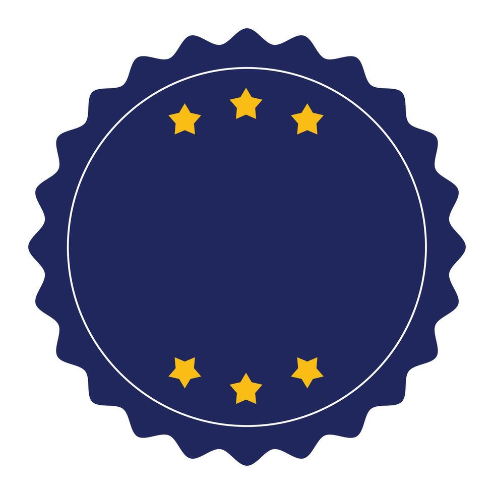 Badges Emblem Label Icon illustration on a white background vector