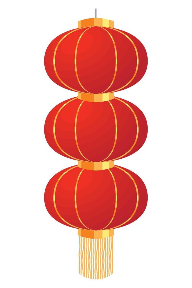 Chinese lanterns illustration vector