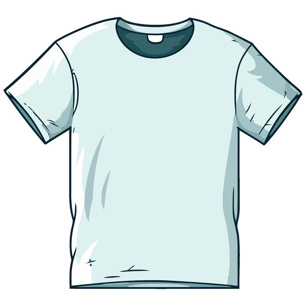 A t - shirt on a white background vector