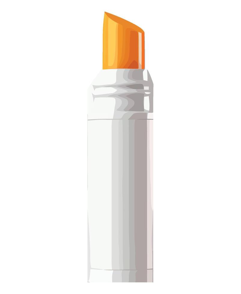 A tube of lip balm on a white background vector