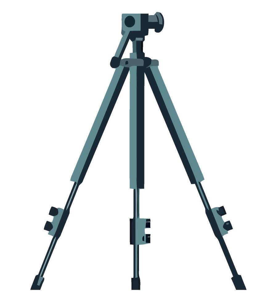 A tripod on a white background vector