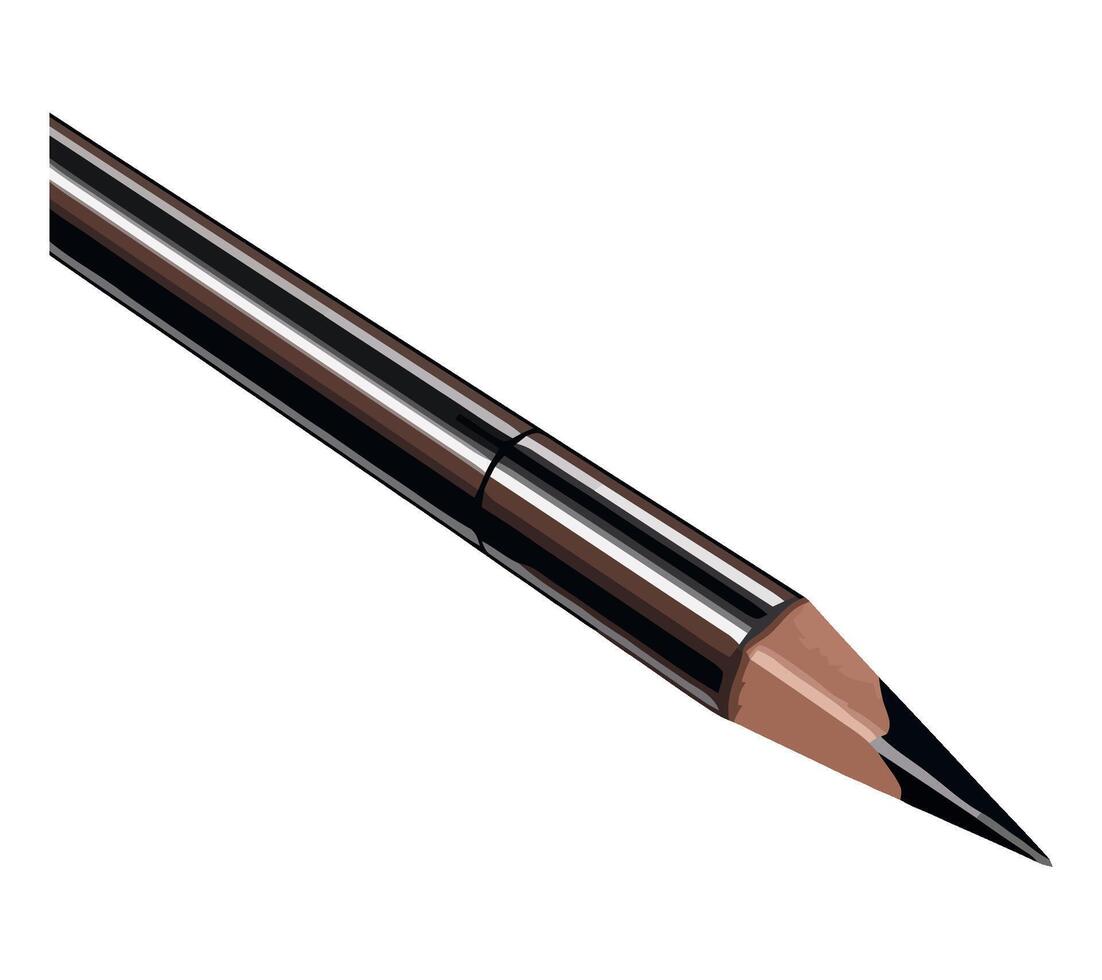 A pencil on a white background vector