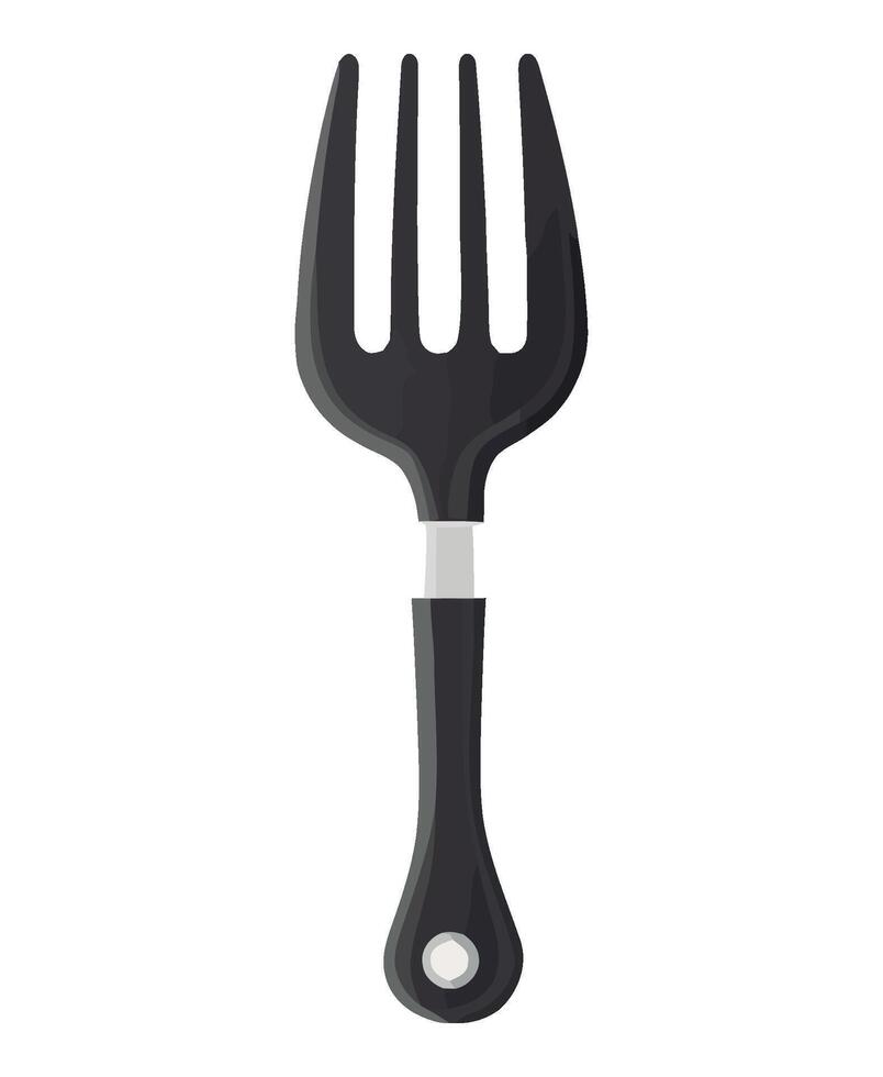 Fork icon isolated on white background vector
