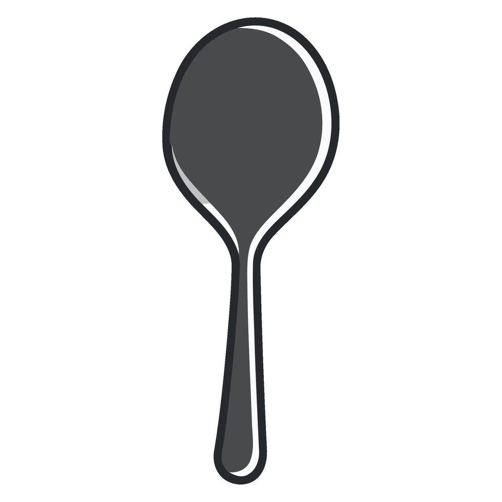 Spoon icon illustration isolated on white background vector
